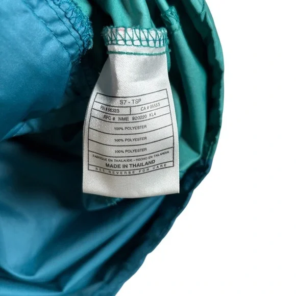 VTG Y2K Nike ACG Mens M Teal Colorblock Hooded Windbreaker Jacket Gorpcore - Picture 8 of 9
